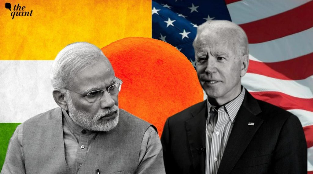 Narendra Modi and Joseph Biden