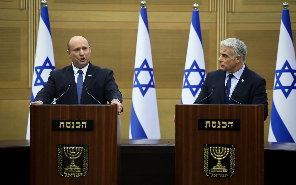 Naftali Bennett and Yair Lapid. Photo: FLASH90