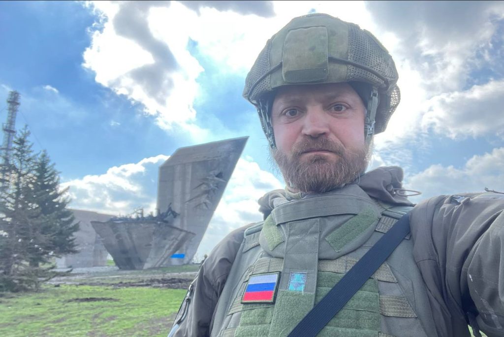 War correspondent Alexander Kotz. Image: t.me/sashakots