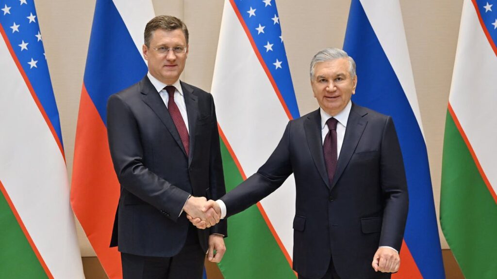 Russia’s Deputy Prime Minister Alexander Novak concluded a working visit to Uzbekistan on June 10, where he met with President Shavkat Mirziyoyev
