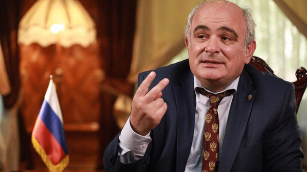 The Ambassador Extraordinary and Plenipotentiary of Russia to Iran Levan Dzhagaryan. Photo: russianembassytehran / Telegram