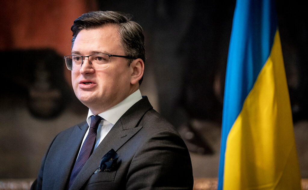 Ukrainian Foreign Minister Dmitry Kulyeba