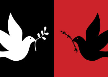 War and peace. Illustration: vision.org