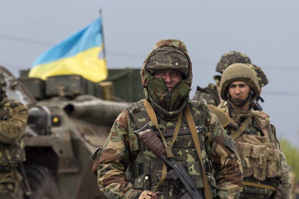 Ukrainian soldiers