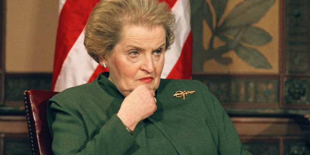 Madeleine Albright. Photo: AP