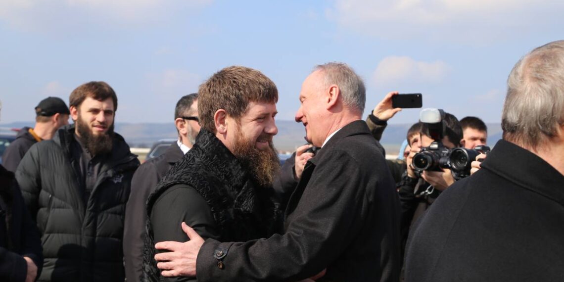 The head of Chechnya Ramzan Kadyrov and the Secretary of the Security Council of the Russian Federation Nikolai Patrushev. Photo: chechnyatoday.com