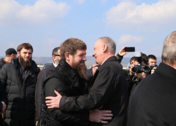 The head of Chechnya Ramzan Kadyrov and the Secretary of the Security Council of the Russian Federation Nikolai Patrushev. Photo: chechnyatoday.com