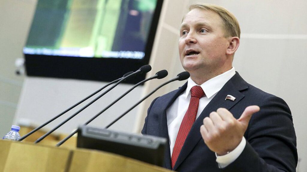 Well-known Russian politician, an officer of the Airborne Forces Alexander Sherin