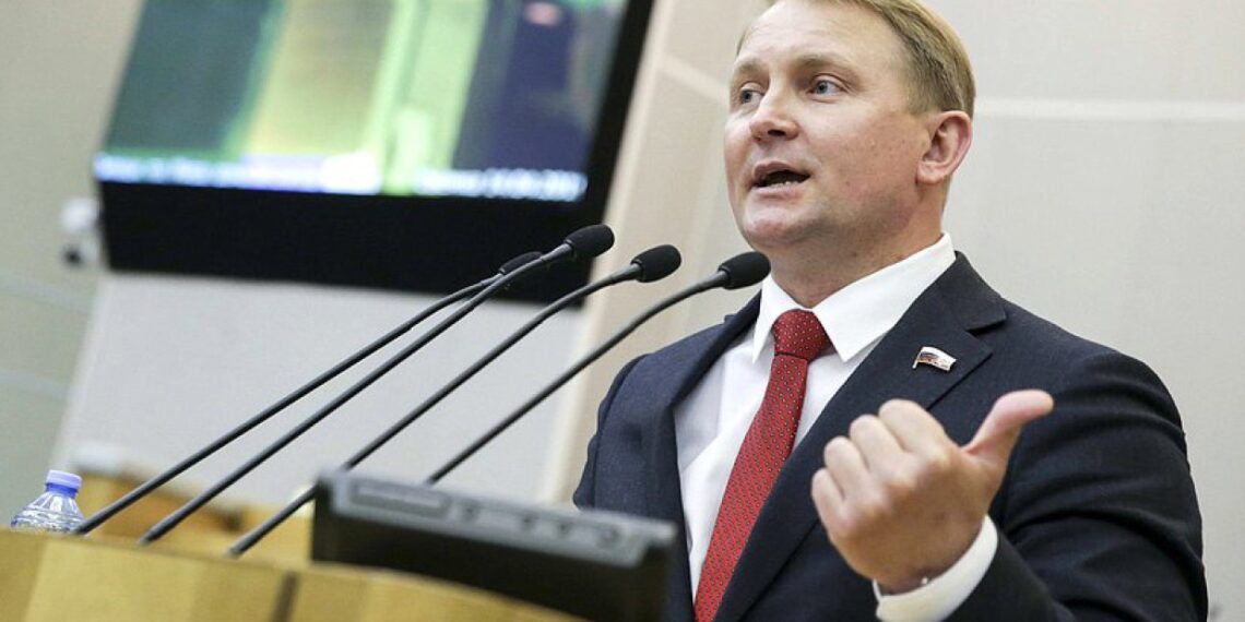 Well-known Russian politician, an officer of the Airborne Forces Alexander Sherin