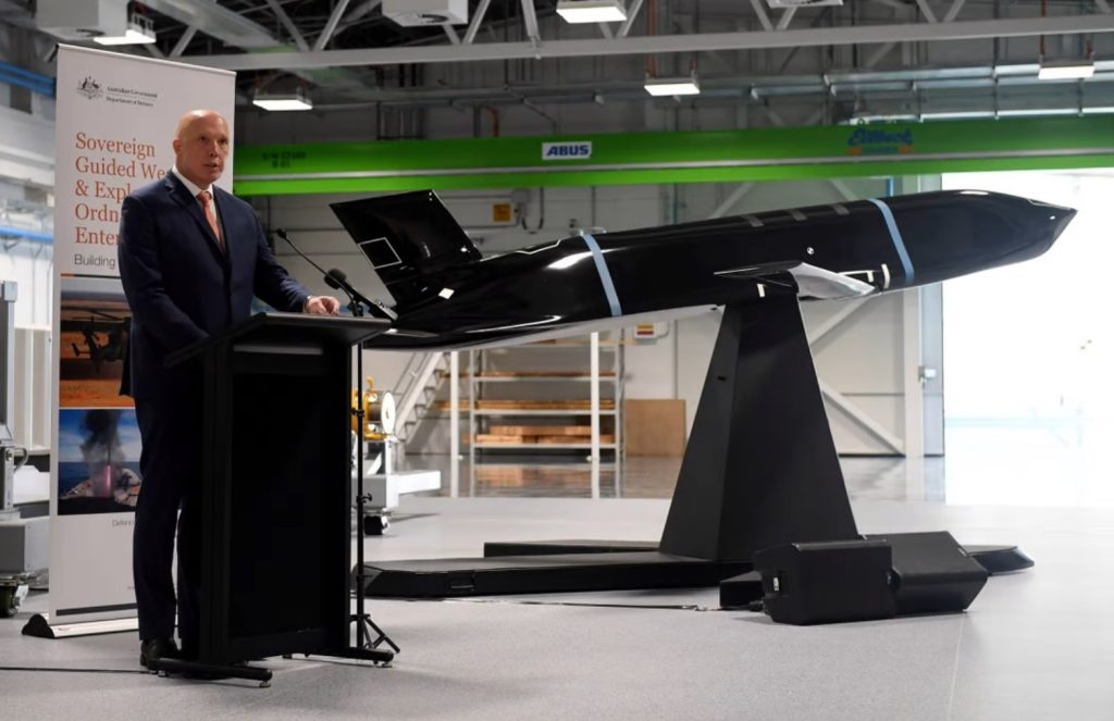 Australian Defence Minister Peter Dutton. Photo: EPA-EFA