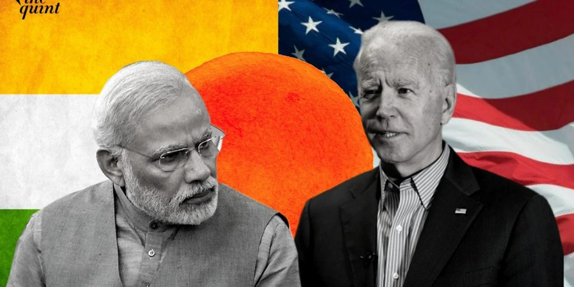 Narendra Modi and Joseph Biden