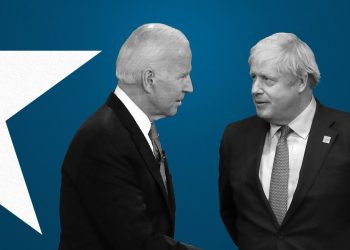 Joe Biden and Boris Johnson. Photo: Sky News