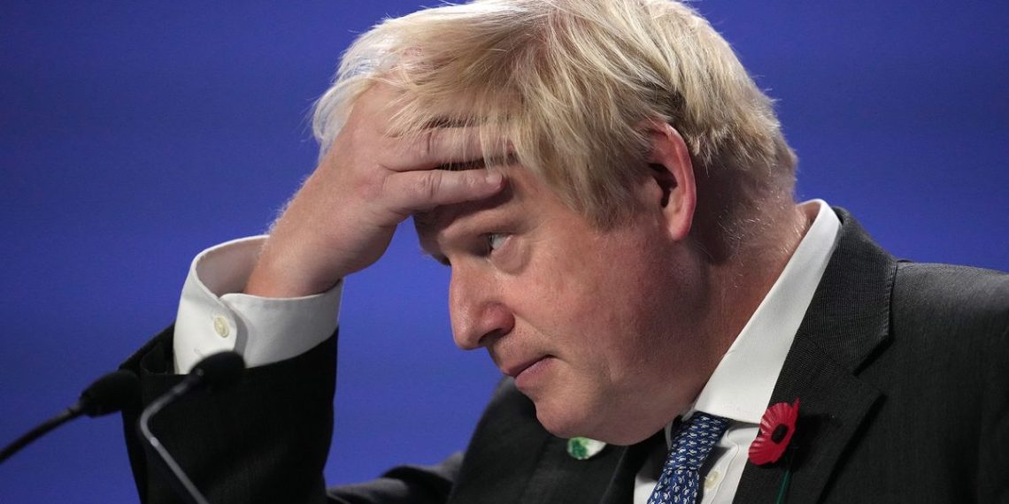 UK prime minister Boris Johnson