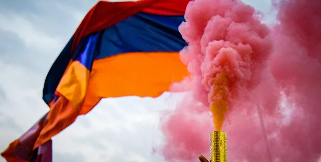 The protests in Yerevan