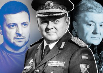 President of the Ukraine Volodymyr Zelensky, Head of the Ukrainian Armed Forces Valery Zaluzhny and ex-President Petro Poroshenko. Illustration: pravda.com.ua