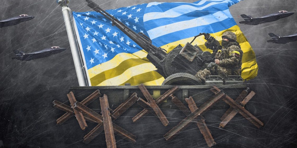 The United States of Ukraine. Image: Thomas Levinson/The Daily Beast/Getty