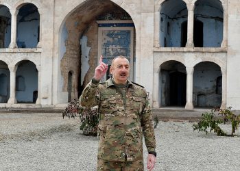 The kingpin of the Baku kleptocracy, Ilham Aliyev. Photo: RBC