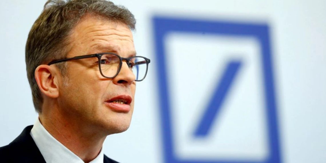 Deutsche Bank CEO Christian Sewing. Image: Reuters