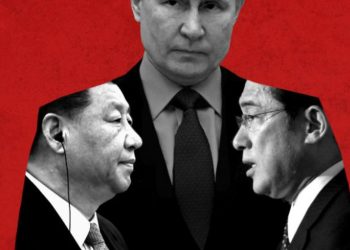 Leaders of China, Russia and Japan. Image: CNN
