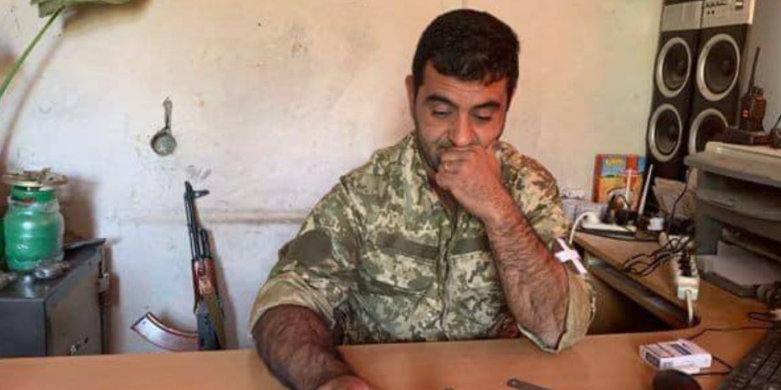 The head of the Artsakh village of Aghavno Andranik Chaushyan. Photo: Telegram