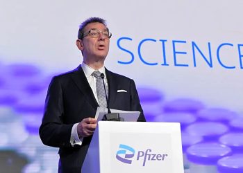 Pfizer CEO Albert Bourla. Image: MARK ISRAEL SELLEM