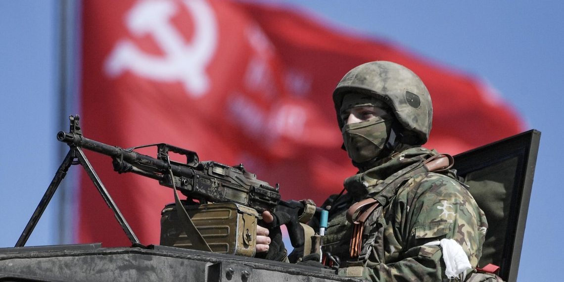 The Russian Guard serviceman in Kherson. Photo: RIA NOVOSTI.