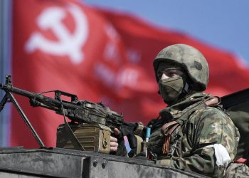 The Russian Guard serviceman in Kherson. Photo: RIA NOVOSTI.