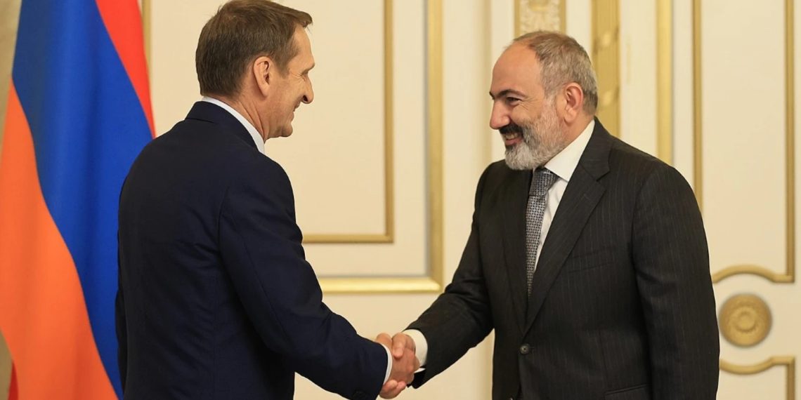 Sergey Naryshkin and Nikol Pashinyan