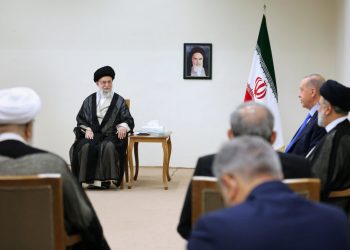 Ali Khamenei's meeting with Recep Erdoğan in Tehran. July 19, 2022. Image: english.khamenei.ir