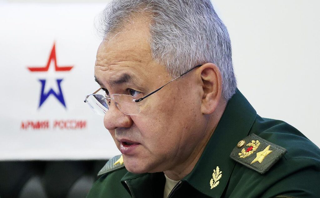 Russian Defense Minister Sergei Shoigu. Image: RBC