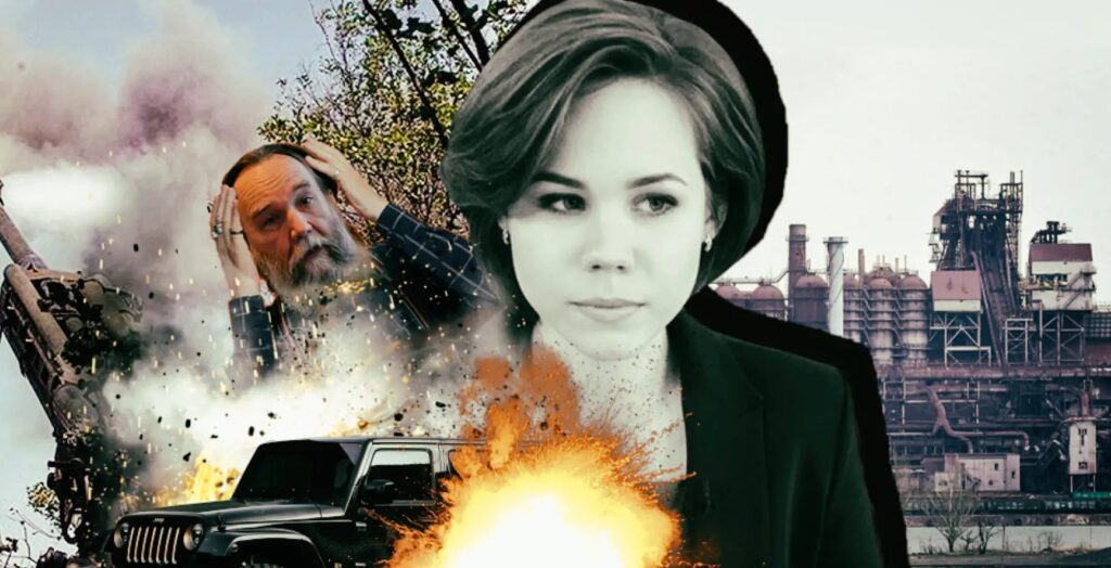 Alexander Dugin and his daughter Daria Dugina