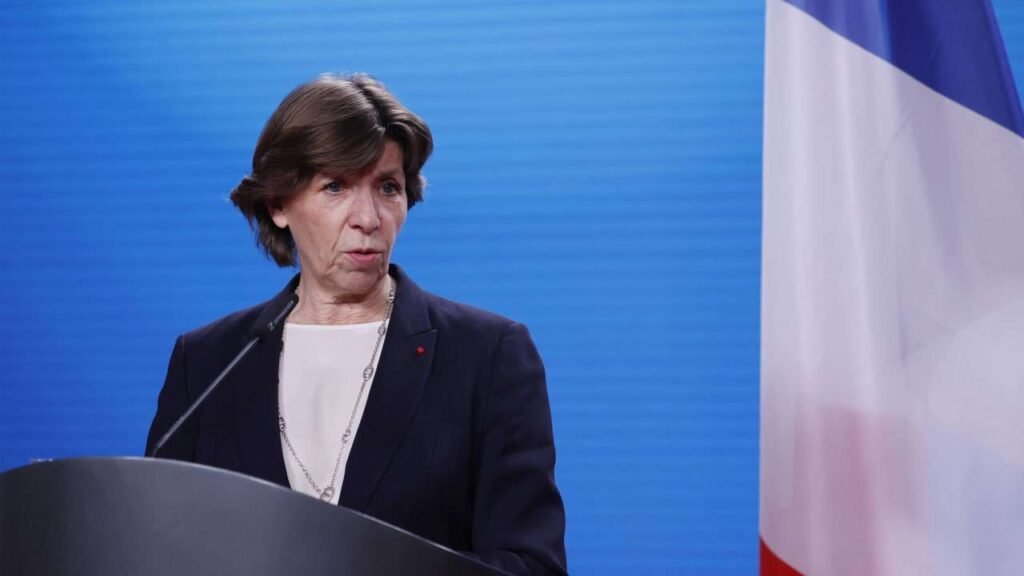 French Foreign Minister Catherine Colonna