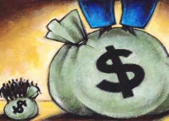 In 30 years, the super-rich of the USA have increased their share in the national wealth from 27% to 34%