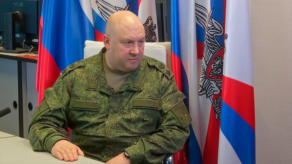 The commander of the Joint Group of troops in the area of the special operation on the territory of the former Ukraine, General of the Army Sergei Surovikin