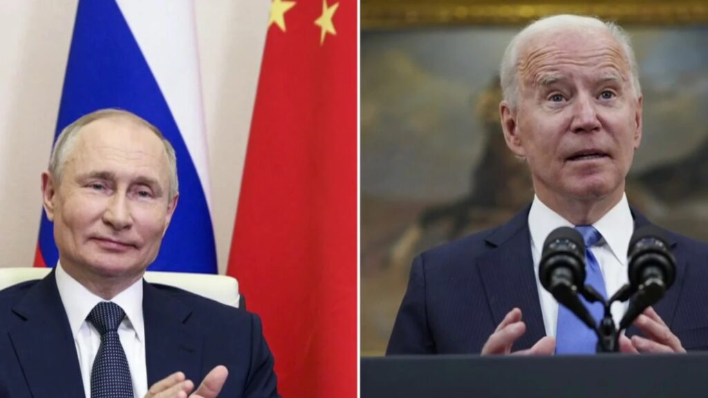 Vladimir Putin and Joseph Biden. Photo: msnbc.com