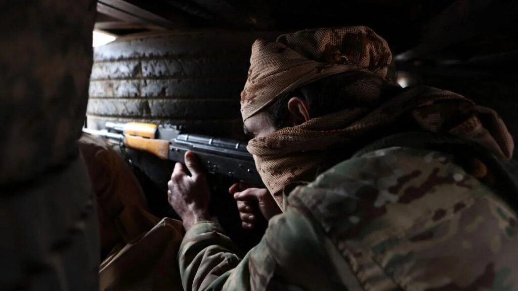 Syrian fighter near Azaz. Photo: AFP