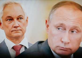 Vladimir Putin and Andrei Belousov