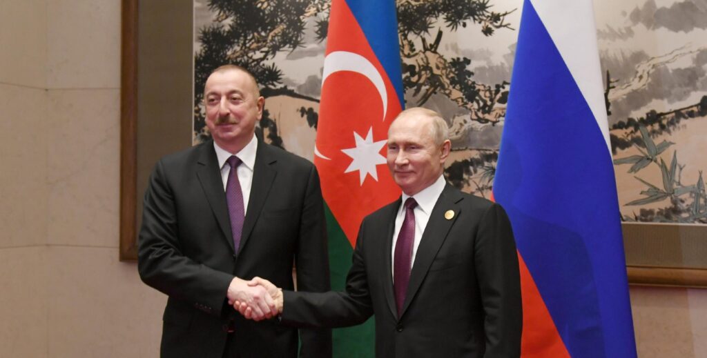 Ilham Aliyev and Vladimir Putin. Photo: president.az