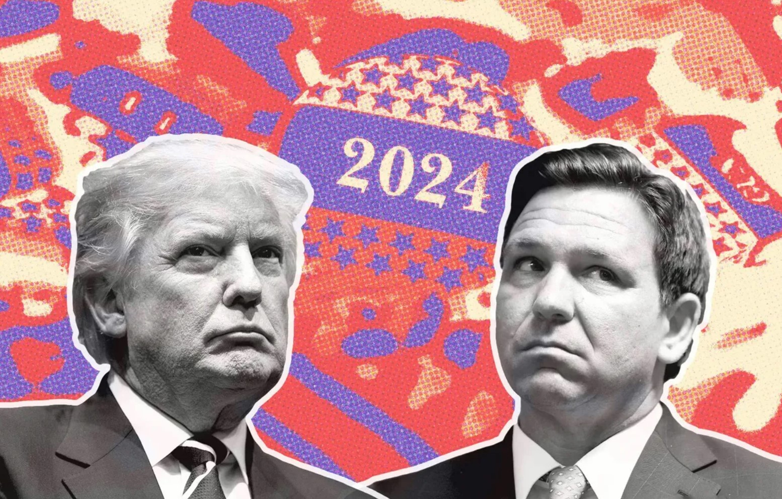 Donald Trump and Ron Desantis. Image: mediaproxy.salon.com