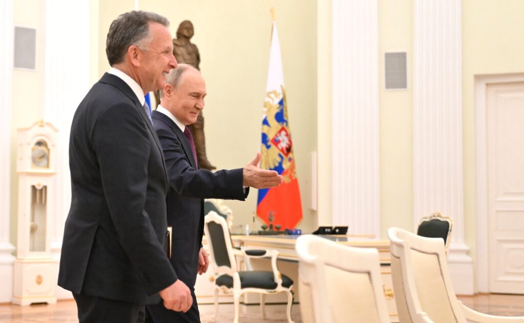 Meeting with U.S. President’s special envoy Steven Witkoff. Photo by MIA "Russia Today"