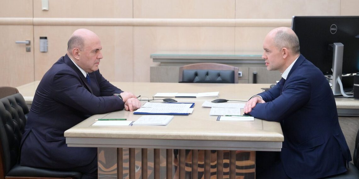 Meeting between Mikhail Mishustin and Andrey Kanunnikov, Chairman of the Strategic Committee of the KEAZ Group Management Company