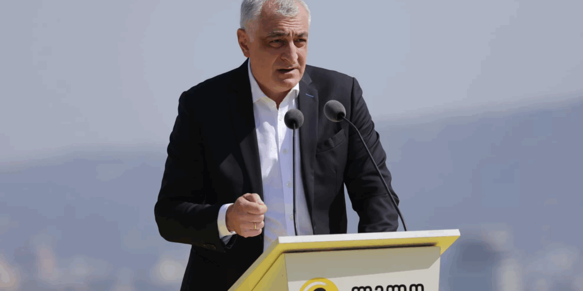 Mamuka Khazaradze, leader of the opposition Lelo party