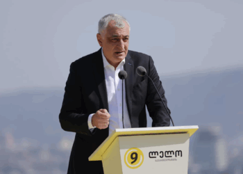 Mamuka Khazaradze, leader of the opposition Lelo party