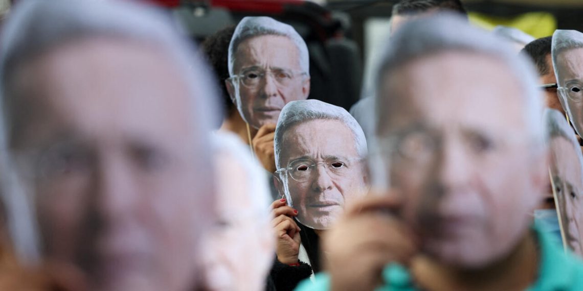 Former Colombian president Álvaro Uribe convicted of bribery and witness tampering