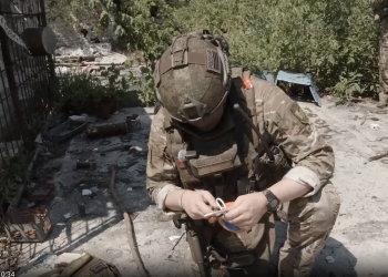 Russian airborne engineers conduct daily mine clearance in Artyomovsk