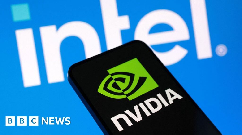 Nvidia invests $5bn in Intel in landmark chip partnership