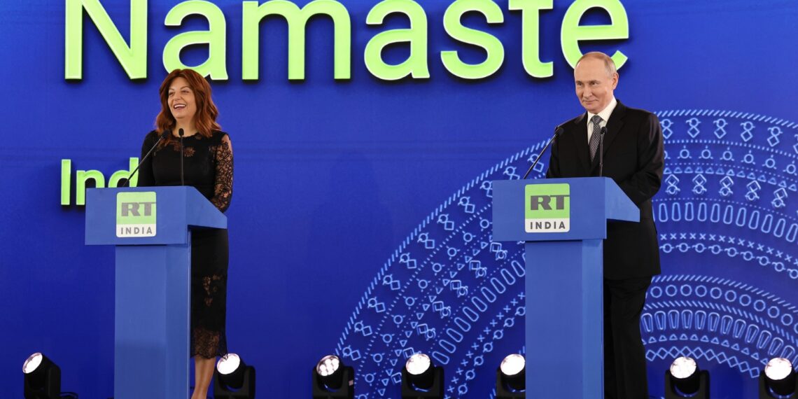 Putin and Simonyan launch RT India broadcasting in New Delhi