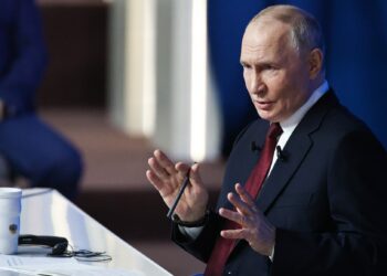 Putin says Russia has no plans for new military operations, blames West for tensions