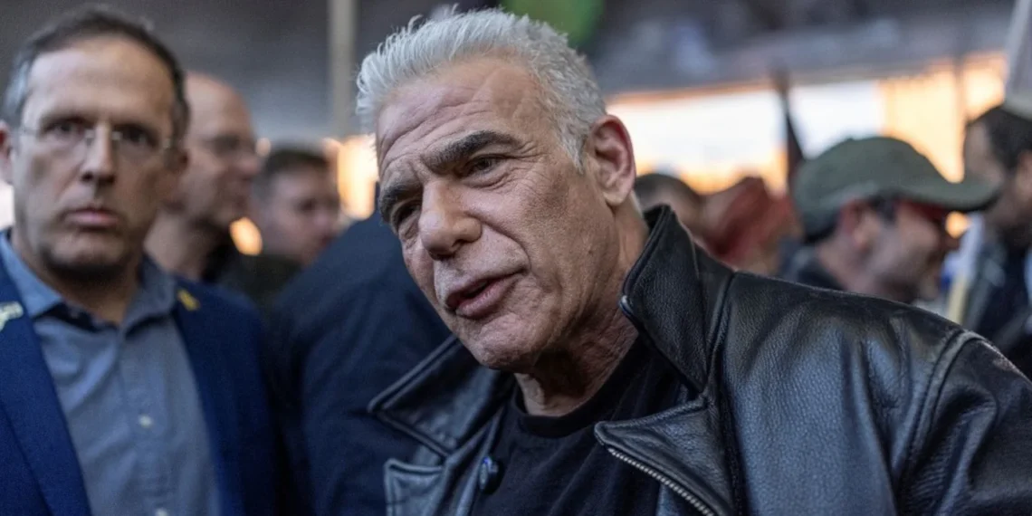 Lapid signals backing for “broader” Israeli borders, cites biblical mandate