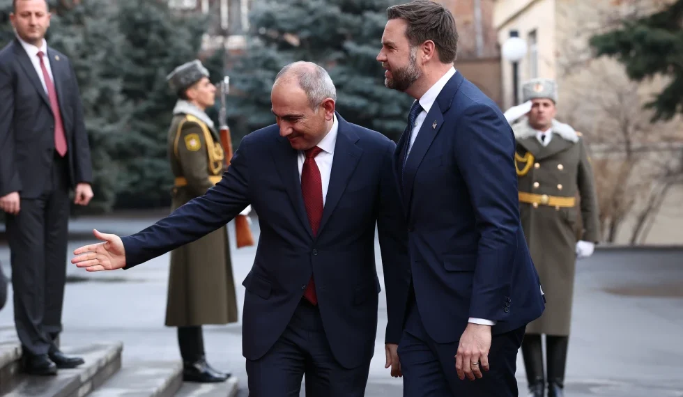 Vance makes first-ever US vice presidential visit to Armenia amid peace push with Azerbaijan